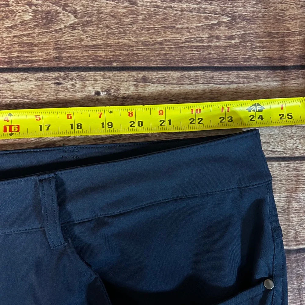Lululemon Commission Pant Classic Mens 46x32 Navy Blue Warpstreme Trousers
